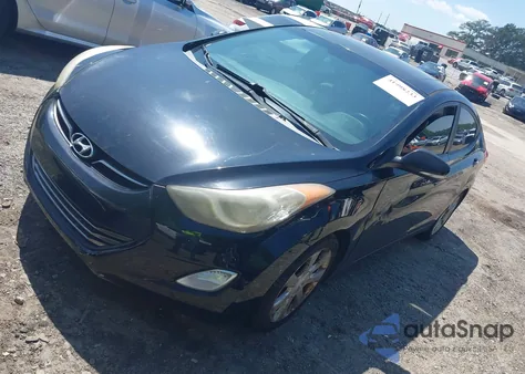 2012 Hyundai Elantra Limited from USA, damaged, VIN 5NPDH4AE1CH125995